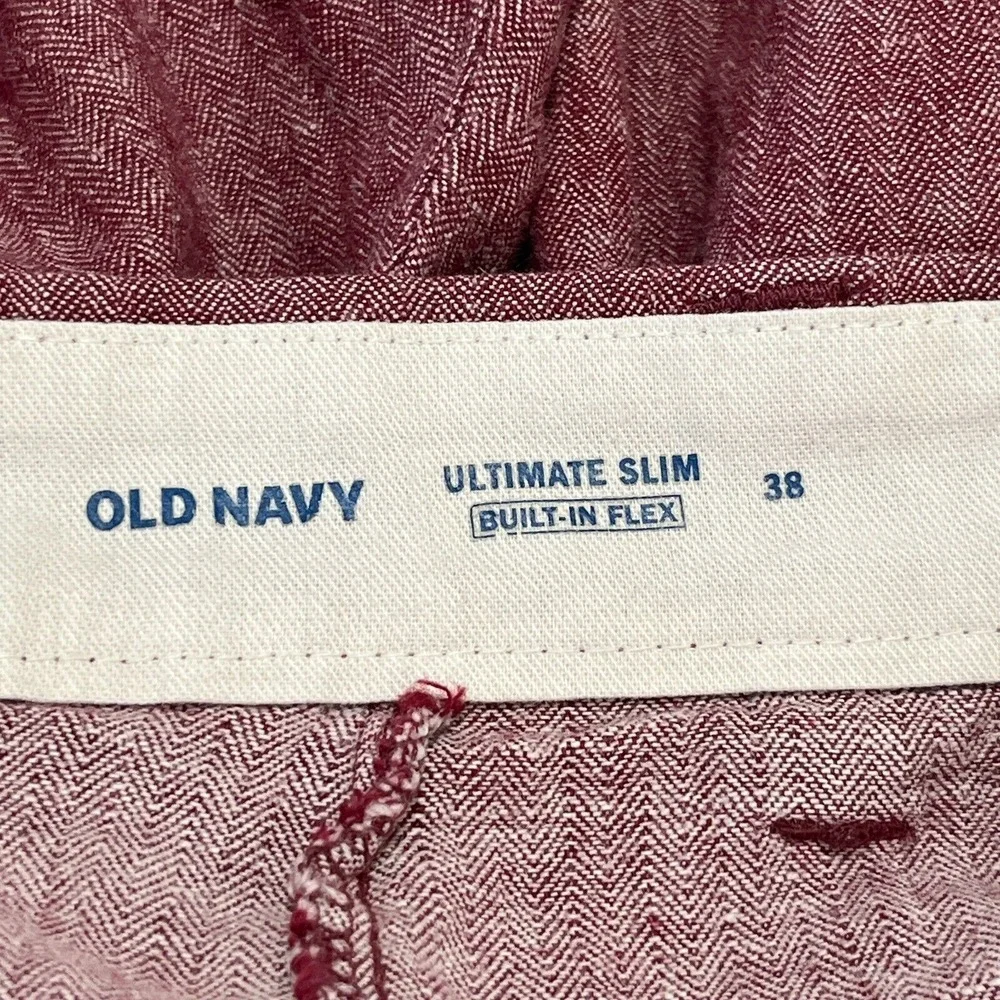 Old Navy Shorts Mens 38 Linen Slim Fit Chino Coastal Minimal Resort Classic‎
